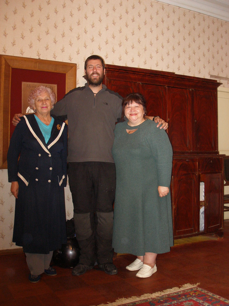 Peter and the ladies at Gorky's house