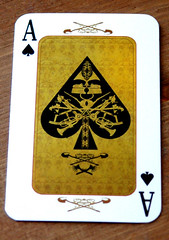 detail of ace of spades