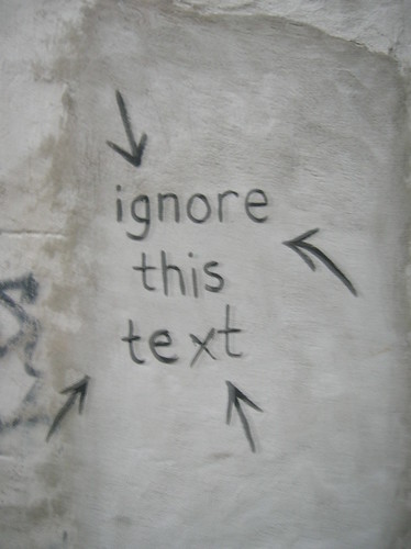 ignore this text