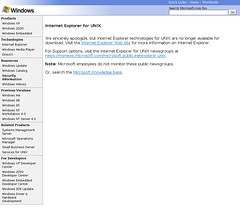 Internet Explorer for UNIX Home Page