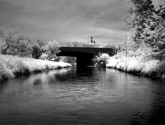 HDR IR 401 bridge over Bowmanville Creek