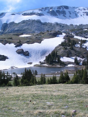 Snowy Range and Bellamy Lake