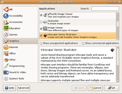 Ubuntu's program installation program