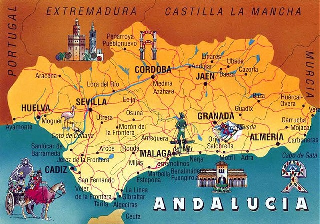 map Andalusia