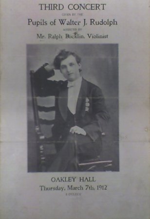 Program, Rudolph students concert, 1912
