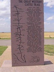 The Great Western Cattle Trail Monument