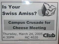 Waterloo Campus Crusade for Cheese