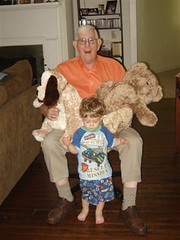 Grandaddy with Doggie & Big Teddy
