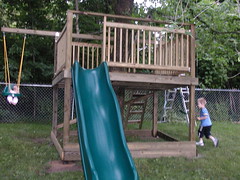 Tree house fun for both kids
