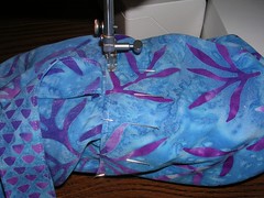 sleeve fold sewn