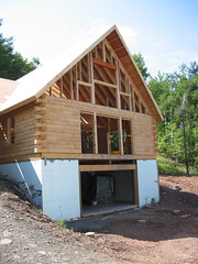 Gable with window framing 02