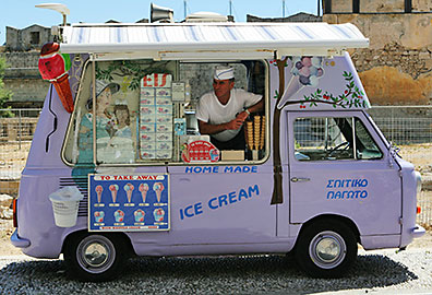 Ice Cream Van, Rhodes