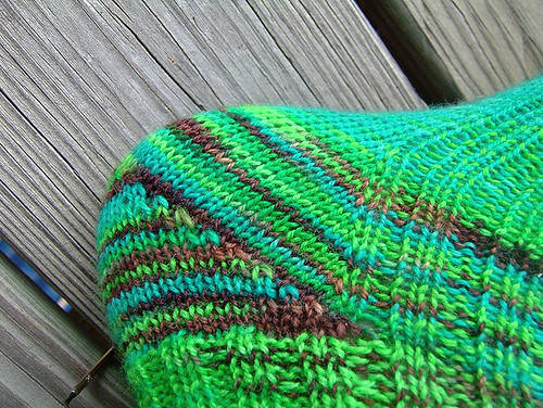 Close up of the heel