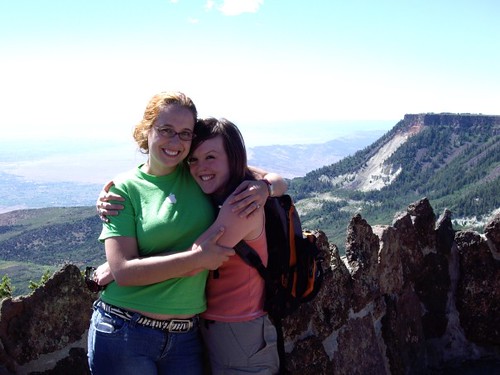 Mercedes and Jessie on top of the Grand Mesa in GJ, CO