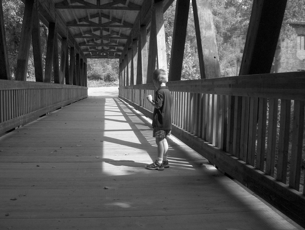 Boy on Bridge