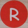 Rubber Stamp Letter R