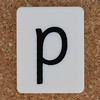 Tile Letter p