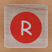 Rubber Stamp Letter R