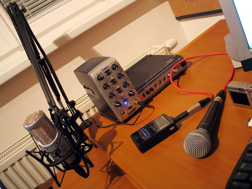 Einblick ins Wörthersee-Podcasting-Studio in Downtown Klagenfurt