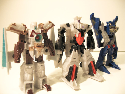 Legends of Cybertron Vector Prime, Galvatron, and Soundwave