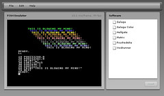 Flash Player 9 beta running a C64 emulator