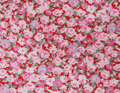 Rose pink fabric - thrifted