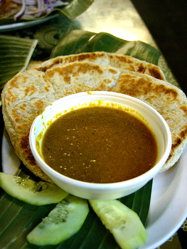 singapore banana leaf roti