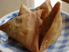Samosas from A-One Catering