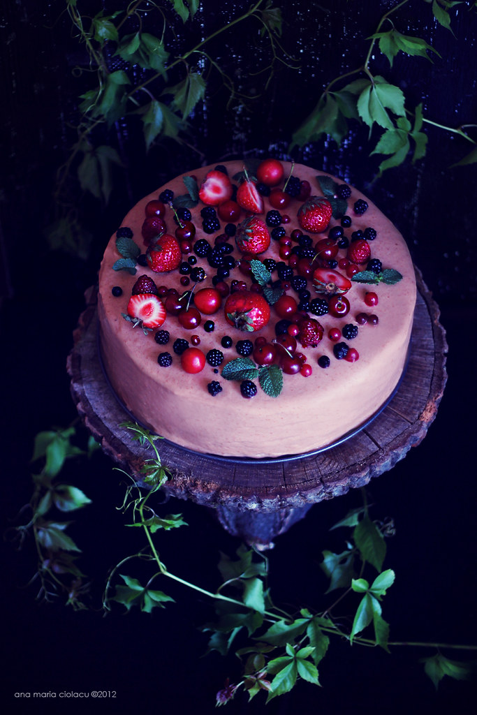 Cherry Berry Mousse Cake 4