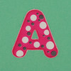 Puffy Sticker Letter A