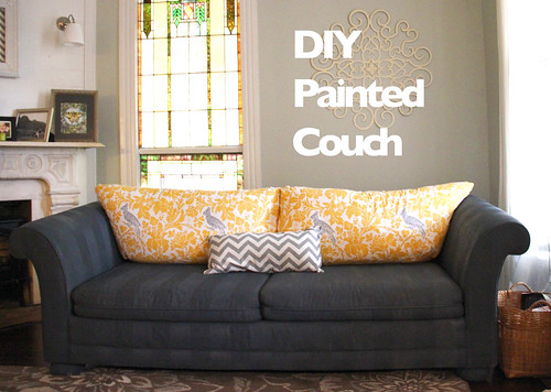 how to paint a couch