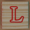 Wooden Brick Letter L