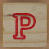Wooden Brick Letter P