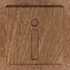 Wooden brick lowercase letter i
