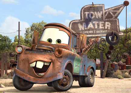 The Disney Archives and Mysteries: Mater as the name of the tow truck in  Cars