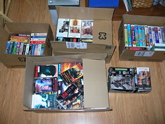 boxes of movies