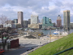 Baltimore's Inner Harbor from Rash Field