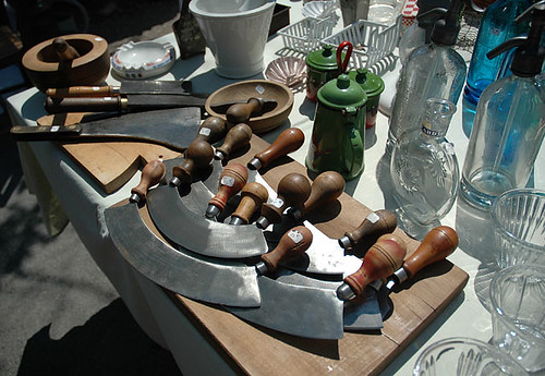 Brocante (flea) market, L'Isle-sur-la-Sorgue, Provence, France, June 2006