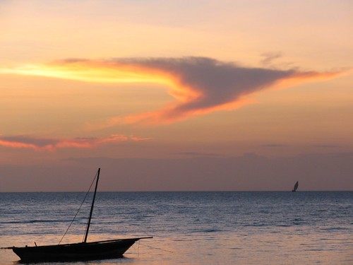 Sun set on Zanzibar