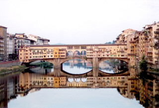 The ponte vecchio in Florence