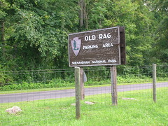 Old Rag Mountain Sign, VA
