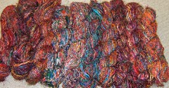recycled silk yarn