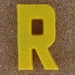 Magnetic letter R