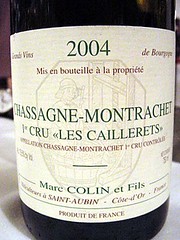 Marc Colin Chassagne-Montrachet Les Caillerets 2004