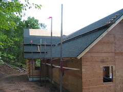 Roofing the back