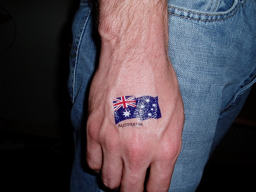 soccer's role in Australian sport) and one of the tattoos my sister sent
