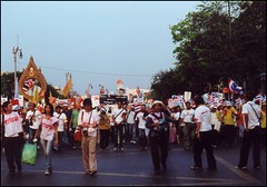 demonstration against Thaksin