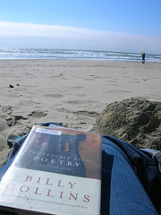 reading at the beach