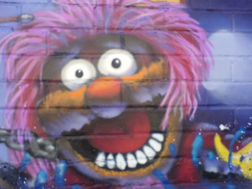 Graffiti in a notting hill july 2006 - animal muppet