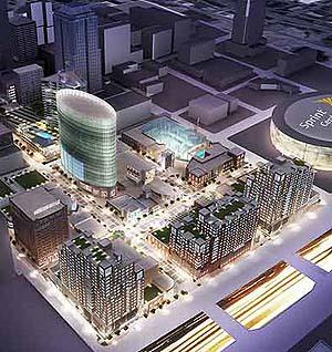 Power and Light District, Kansas City (rendering)